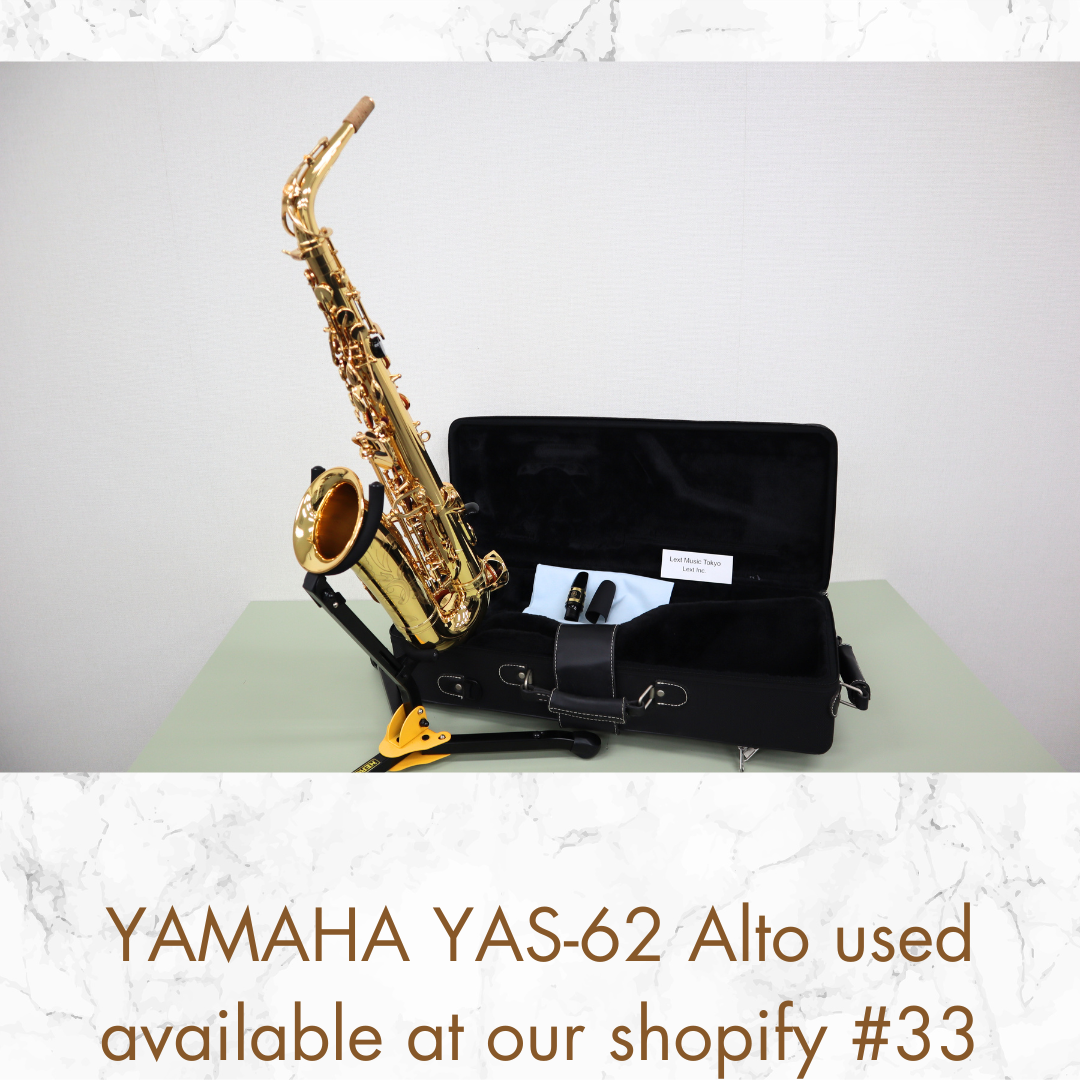 YAMAHA YAS-62Ⅳ  Alto Saxophone 62Neck Excellent Made in Japan In Stock #33