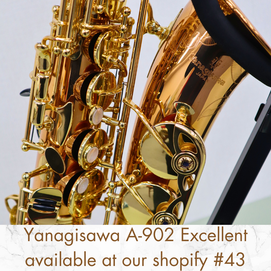 YANAGISAWA A-902 Alto Saxophone with case Excellent Made in Japan In stock #43