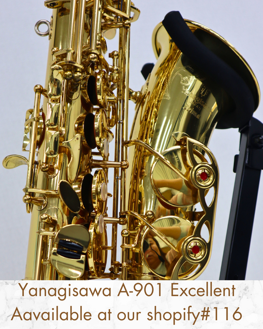 Yanagisawa A-901 (00219972) Alto Saxophone Excellent made in Japan in stock #116