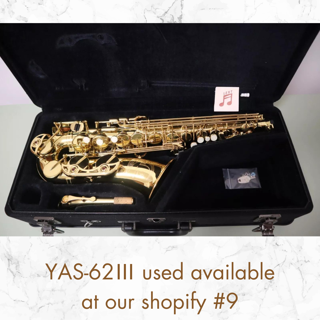 YAMAHA YAS-62Ⅲ Alto Saxophone, G1 Neck, Good Made in Japan in Stock #9