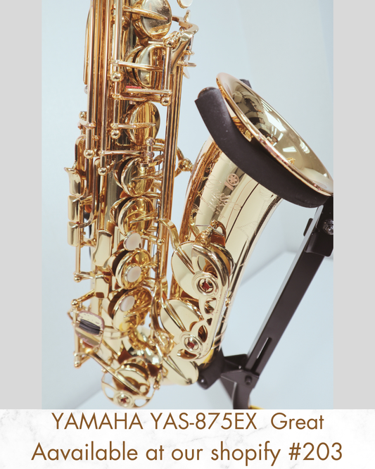 YAMAHA YAS-875EX Alto Saxophone Great 251516 made in Japan In Stock #203