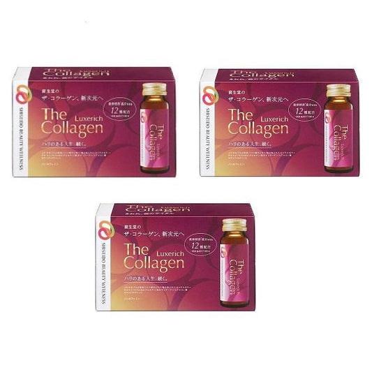 SHISEIDO The Collagen Luxerich 50ml total 30bottles (10bottles × 3) for beauty Japan