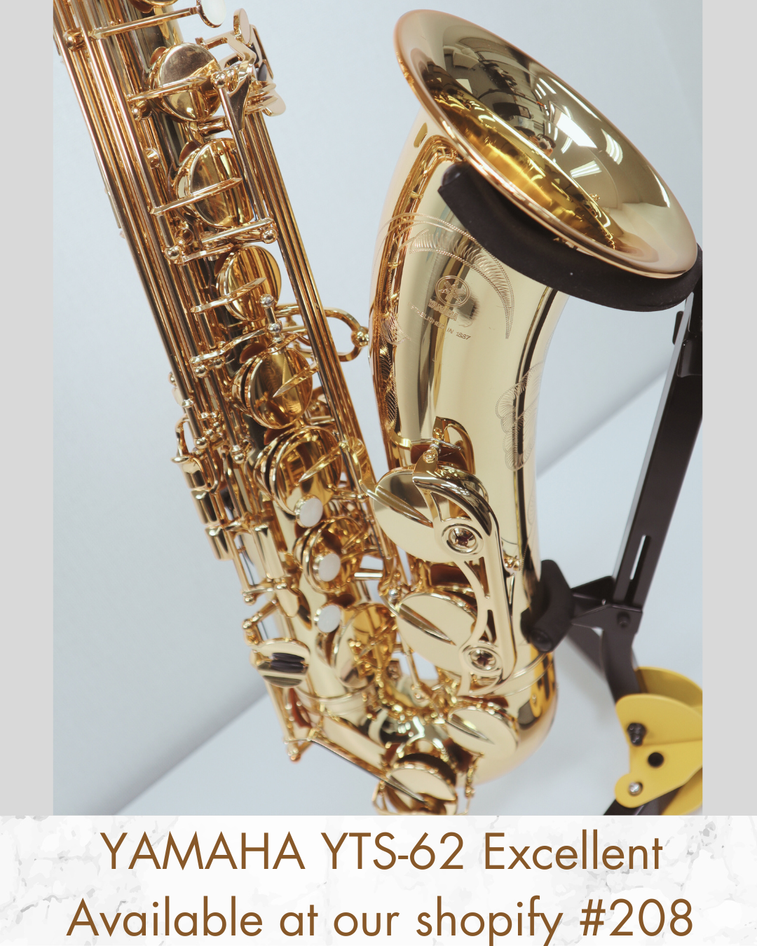 YAMAHA YTS-62 Excellent E98014  Tenor Saxophone Made in Japan In stock #208
