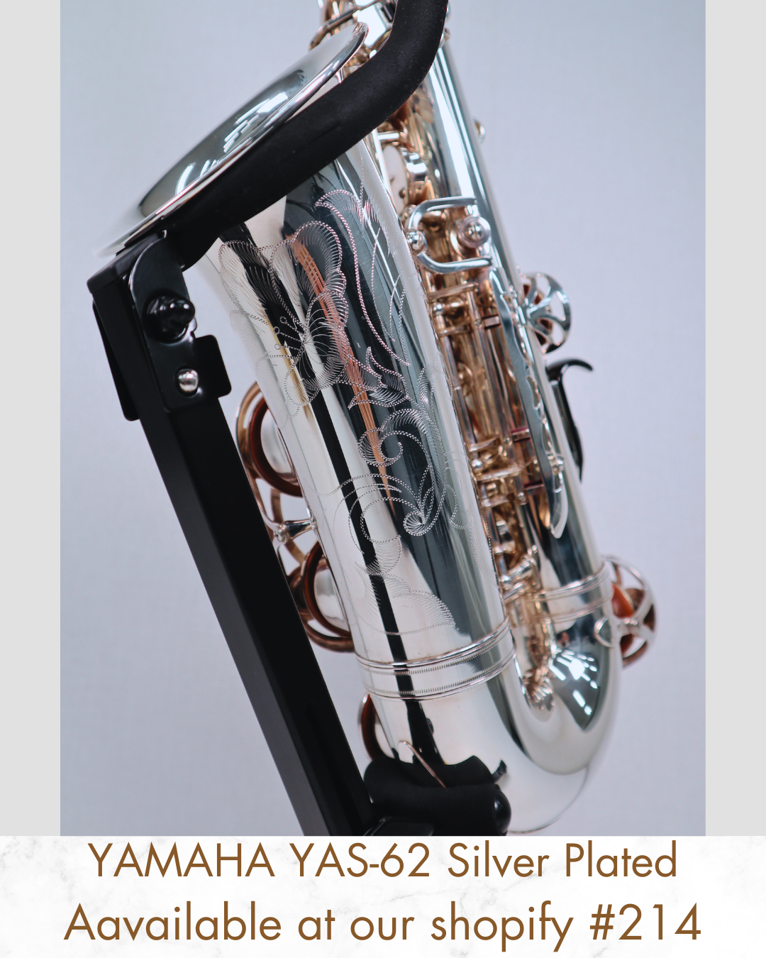 YAMAHA YAS-62S Excellent Alto Saxophone E95721  Silver Plated Made in Japan #214