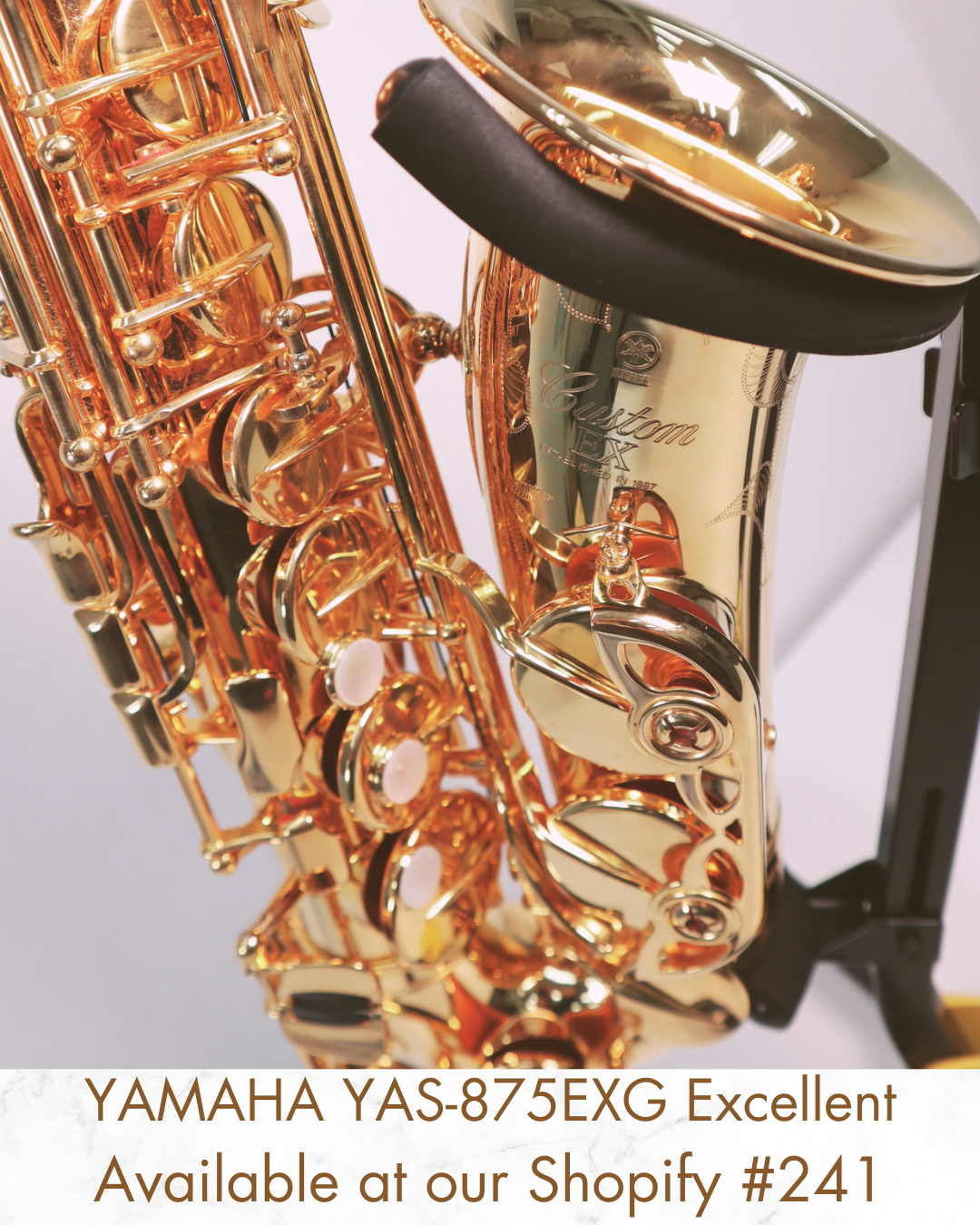 YAMAHA YAS-875EXG Alto Saxophone E12445 Excellent Made in Japan #241