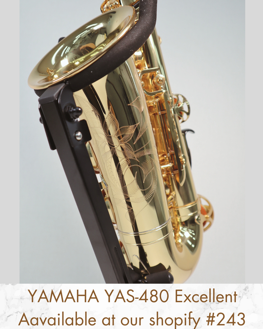 YAMAHA YAS-480 Alto Saxophone R74182 Excellent Made in Indonesia #243