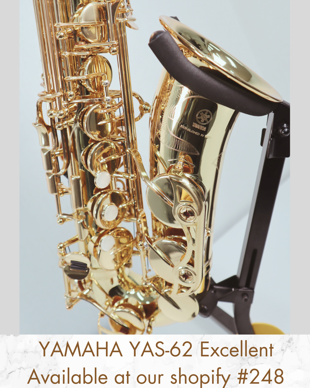 YAMAHA YAS-62 Alto Saxophone C94959 Excellent Made in Japan #248