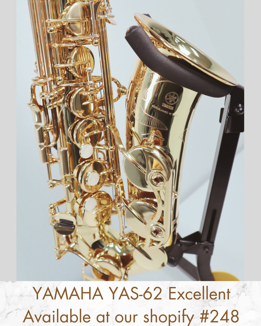YAMAHA YAS-62 Alto Saxophone C94959 Excellent Made in Japan #248