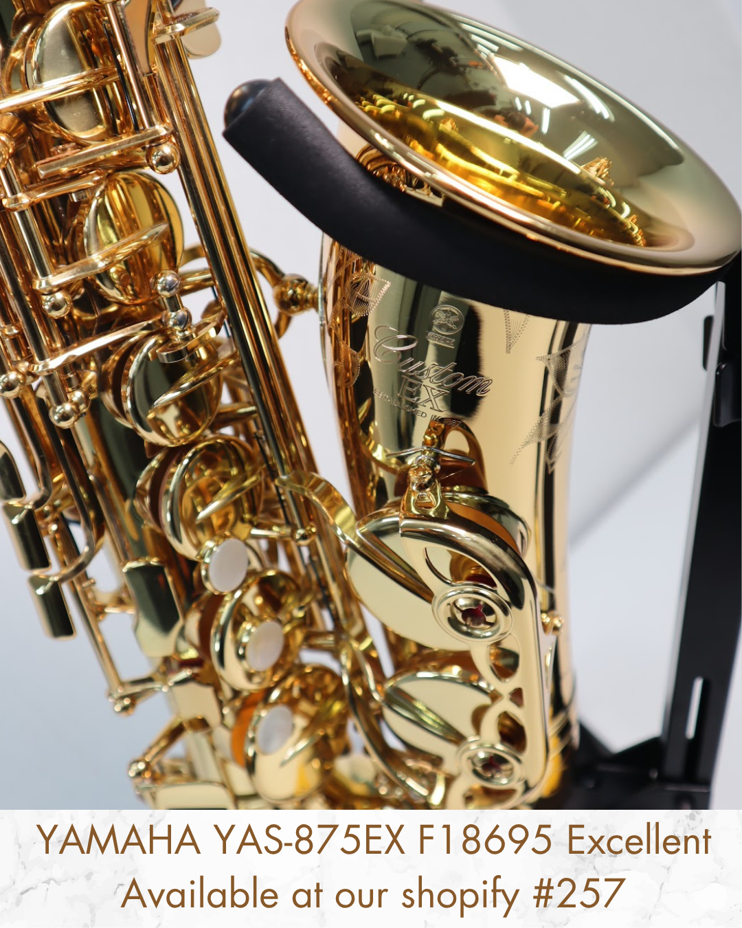 YAMAHA YAS-875EX Alto Saxophone F18695 Excellent Made in Japan #257
