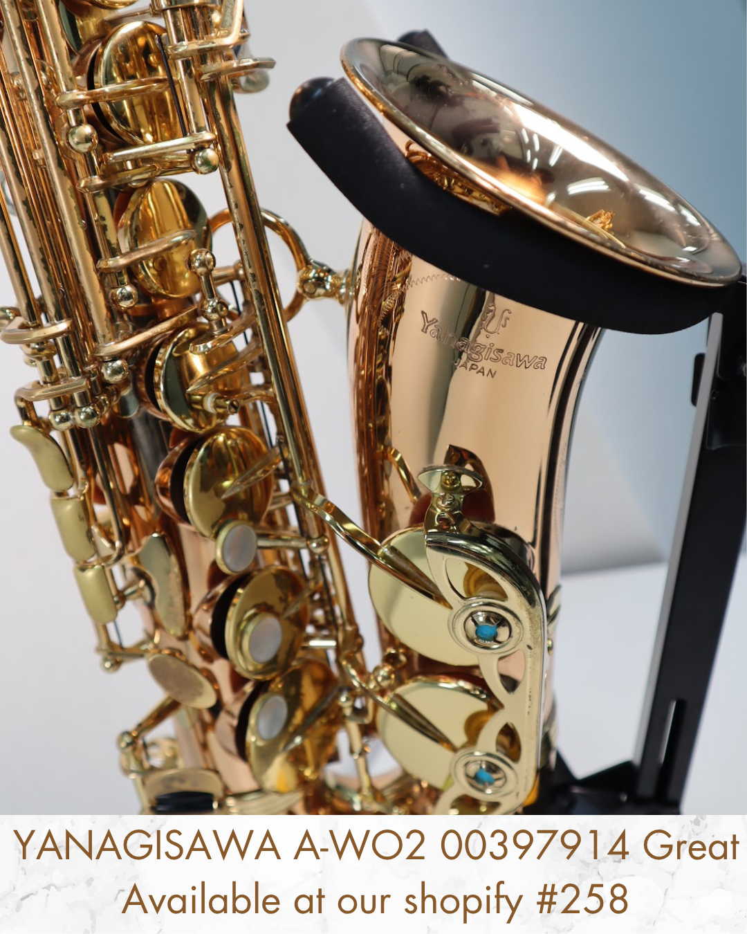 Yanagisawa A-WO2 Alto Saxophone 00397914 Great Made in Japan #258
