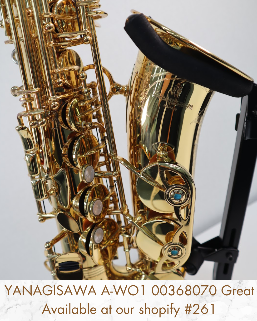 Yanagisawa A-WO1 Alto Saxophone 00368070 Great Made in Japan #261