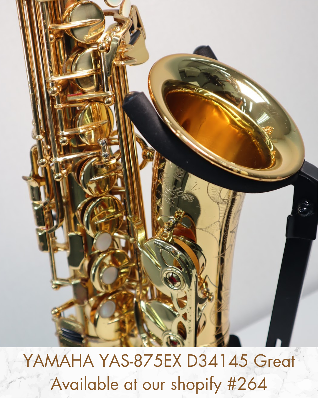YAMAHA YAS-875EX Alto Saxophone D34145 Great Made in Japan #264