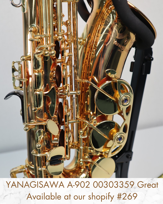 Yanagisawa A-902 Alto Saxophone 00303359 Great Made in Japan #269