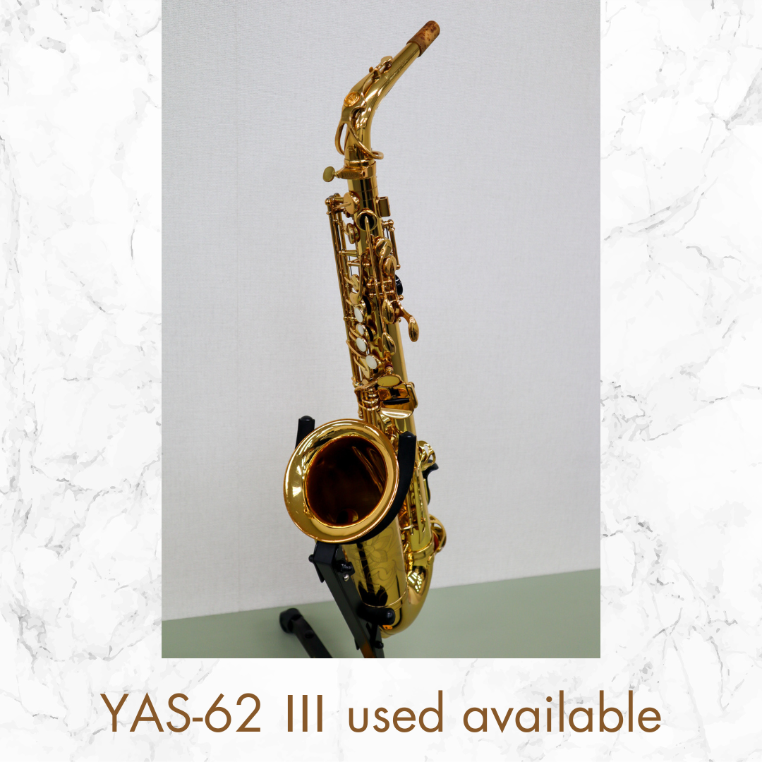 YAMAHA YAS-62Ⅲ Alto Saxophone, G1 Neck, Used Good, Made in Japan in Stock #13