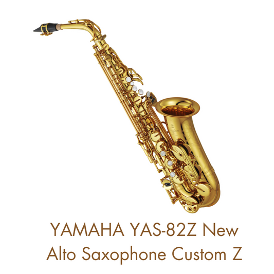YAS-82Z Custom Alto Saxophone gold lacquer finish with body case