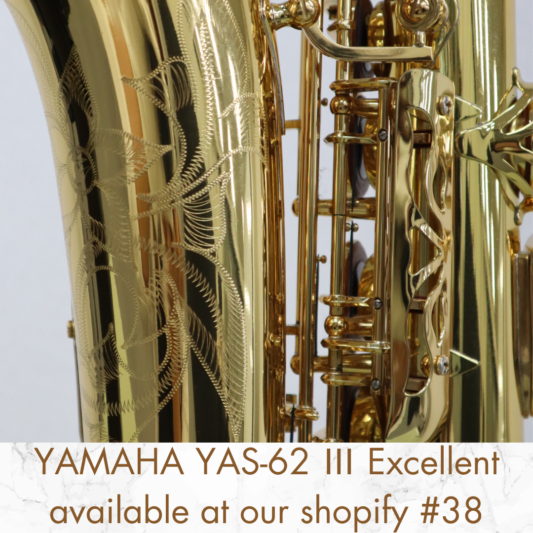 YAMAHA YAS-62Ⅲ Alto Saxophone, Excellent (D24016) MADE IN JAPAN in Stock #38