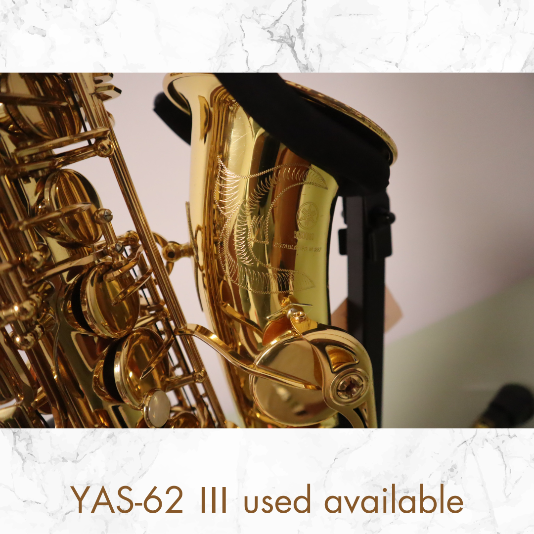 YAMAHA YAS-62Ⅲ Alto Saxophone, G1 Neck, Good Made in Japan in Stock #11