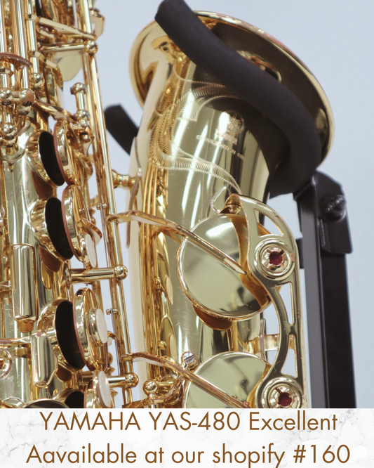 YAMAHA Alto Saxophone YAS-480 M63573 Excellent MADE IN JAPAN In Stock #160