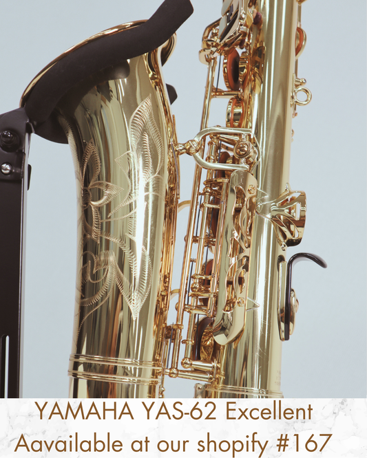 YAMAHA Alto Saxophone YAS-62  Excellent D77965 made in Japan In stock #167