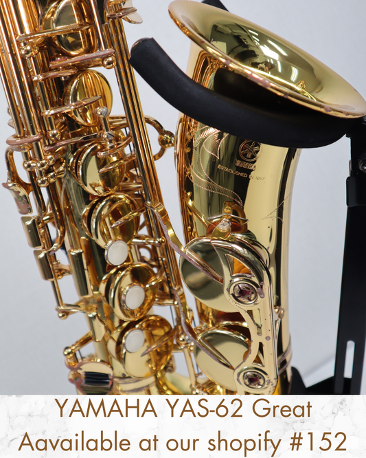 YAMAHA Alto Saxophone YAS-62 D15933 Great G3 neck made in Japan In stock #152