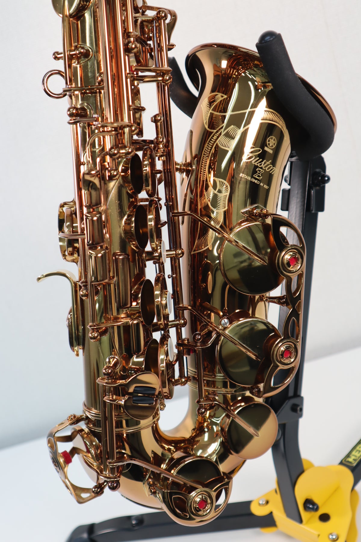 YAMAHA YAS-82ZA Amber Lacquer Alto Saxophone F97124 Excellent Made in Japan #337