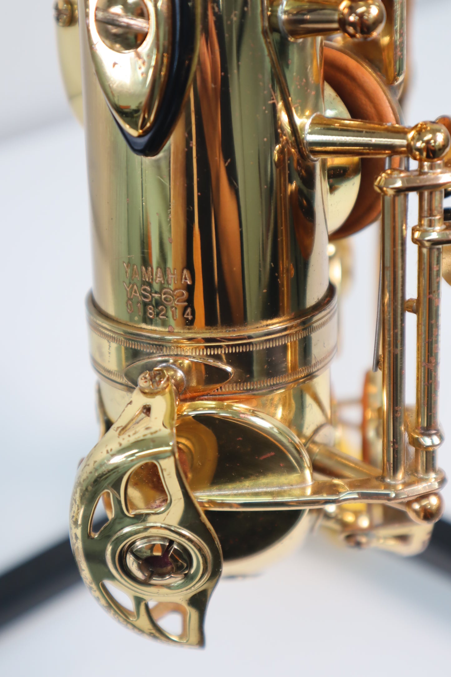 YAMAHA YAS-62 Purple Logo Alto Saxophone 018214 Good Made in Japan #255