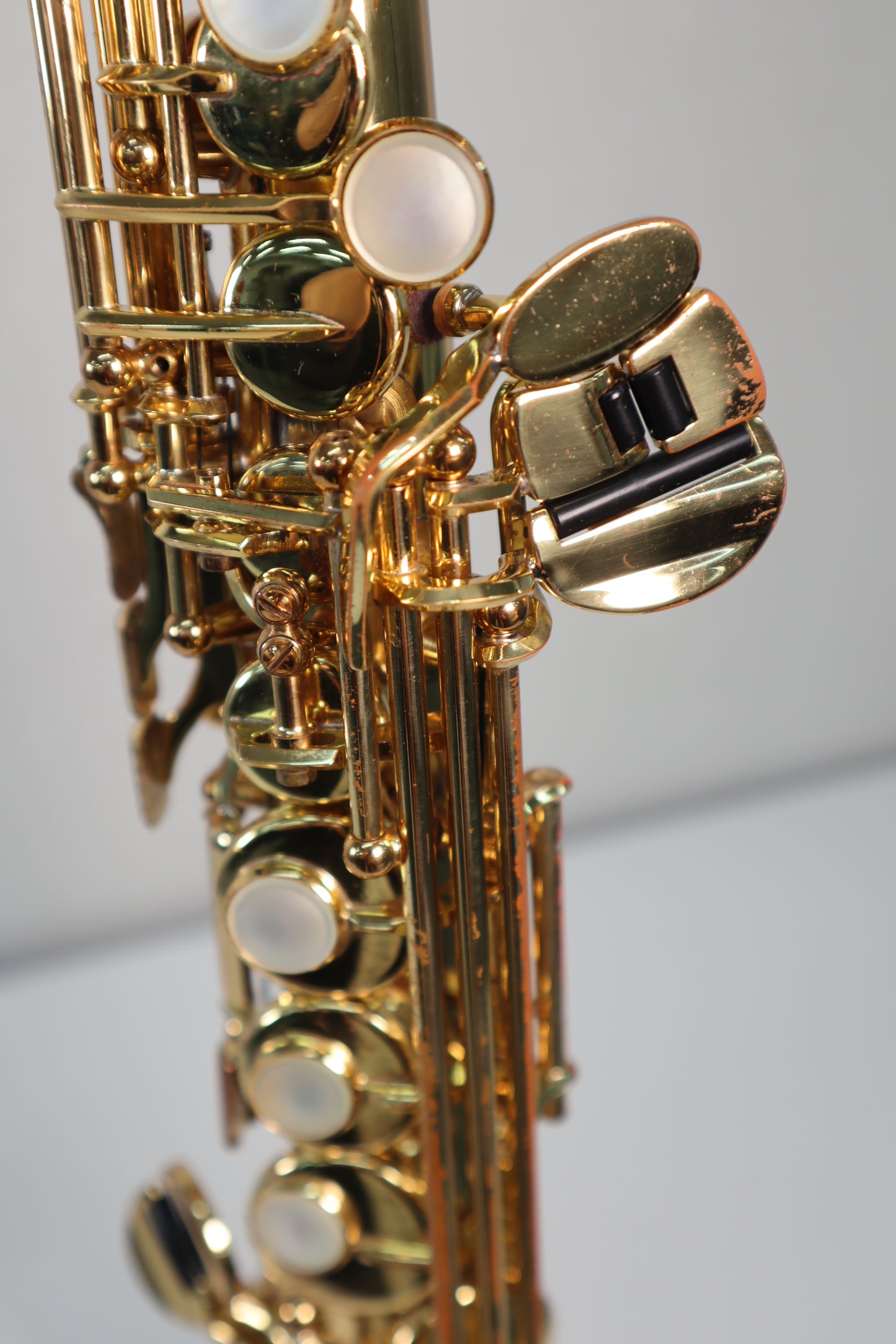 YAMAHA YSS-62 Purple Logo Soprano Saxophone 012038 Great Made in Japan #237