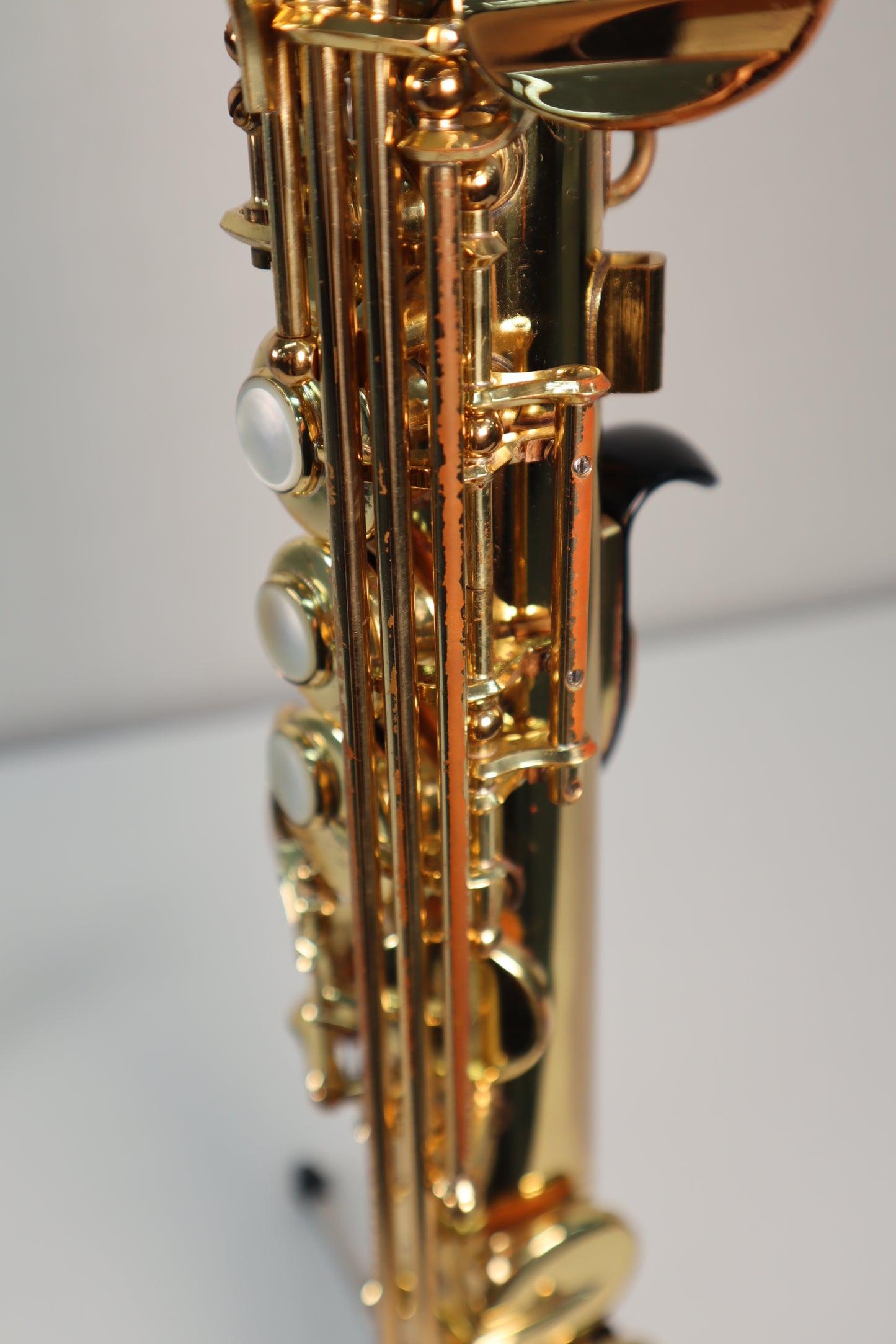 YAMAHA YSS-62 Purple Logo Soprano Saxophone 012038 Great Made in Japan #237