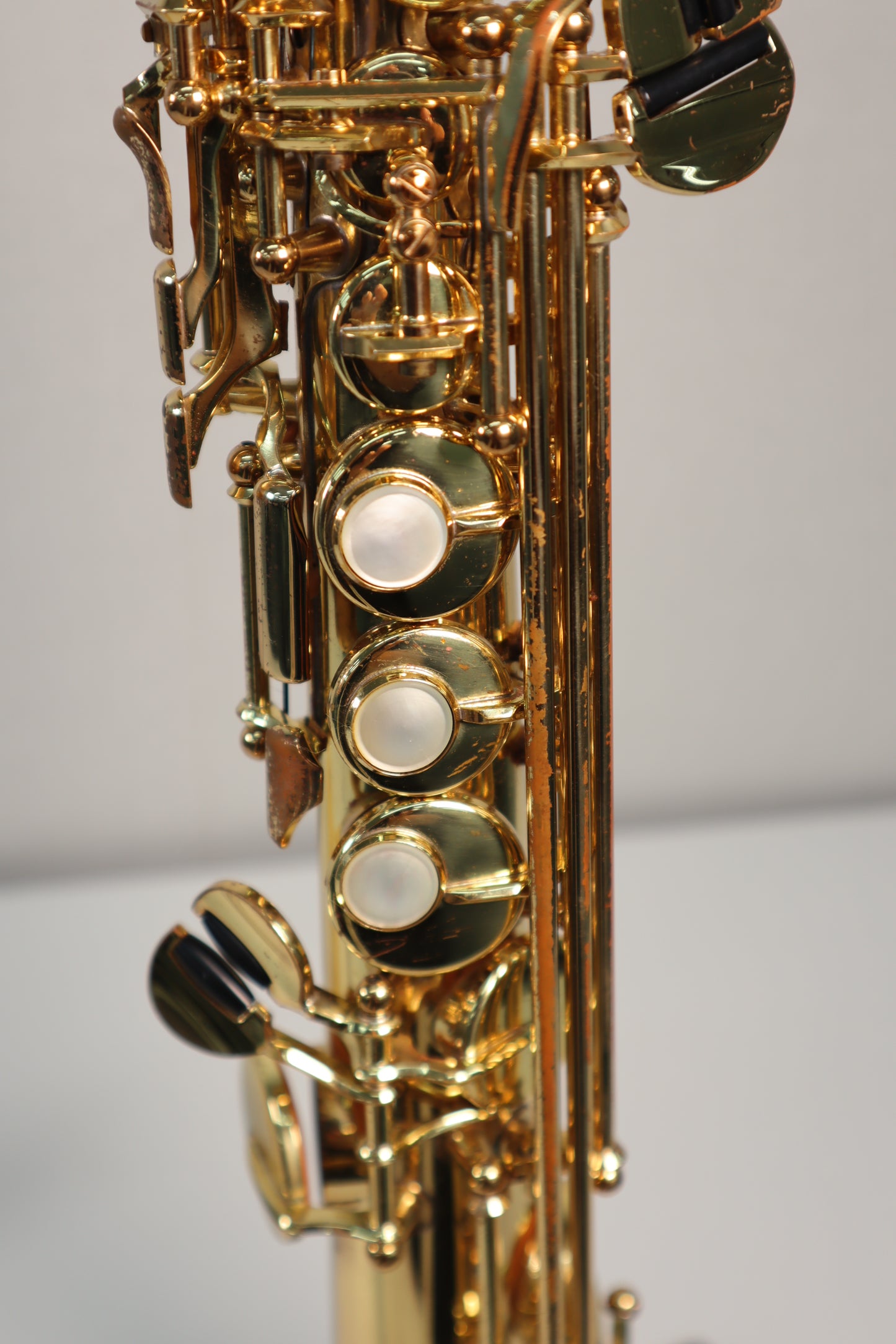 YAMAHA YSS-62 Purple Logo Soprano Saxophone 012038 Great Made in Japan #237