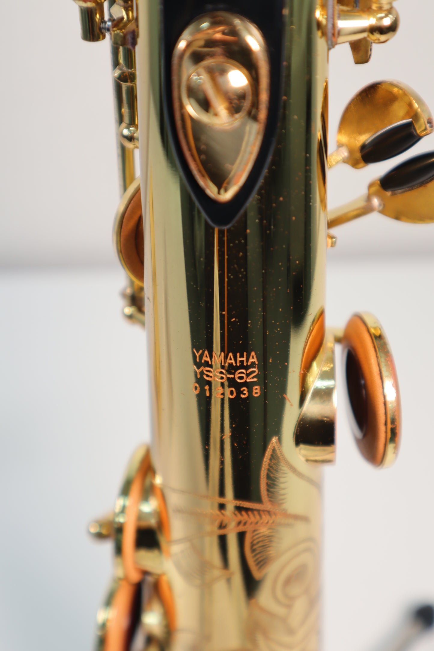 YAMAHA YSS-62 Purple Logo Soprano Saxophone 012038 Great Made in Japan #237