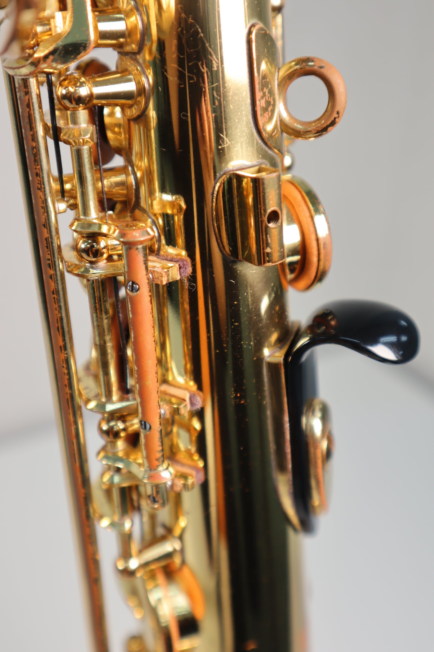 YAMAHA YSS-62 Purple Logo Soprano Saxophone 012038 Great Made in Japan #237