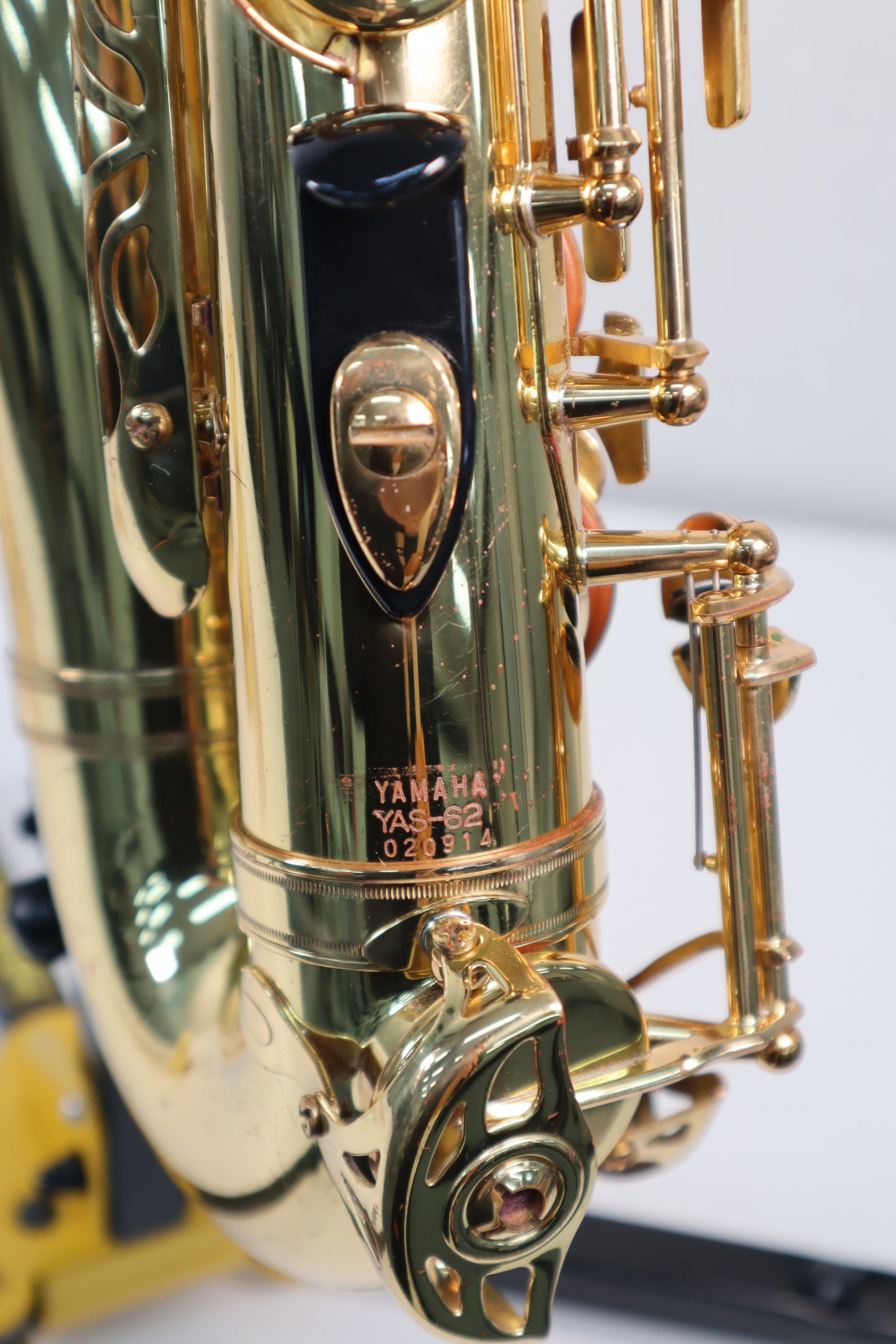 YAMAHA YAS-62 Purple Logo Alto Saxophone 020914 Great Made in Japan #245