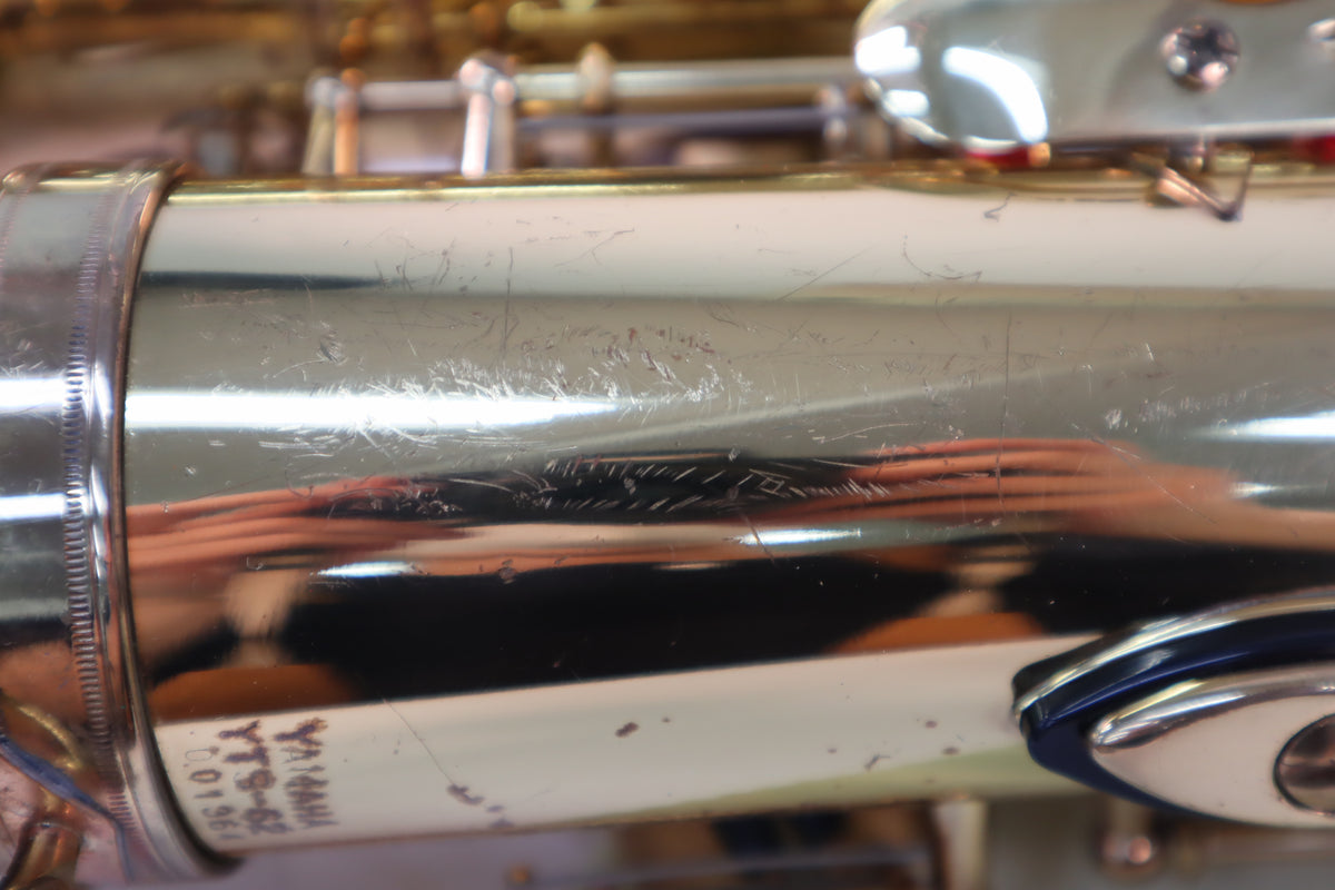 YAMAHA YTS-62 Purple Logo Tenor Saxophone 001364 Great Made in Japan #340
