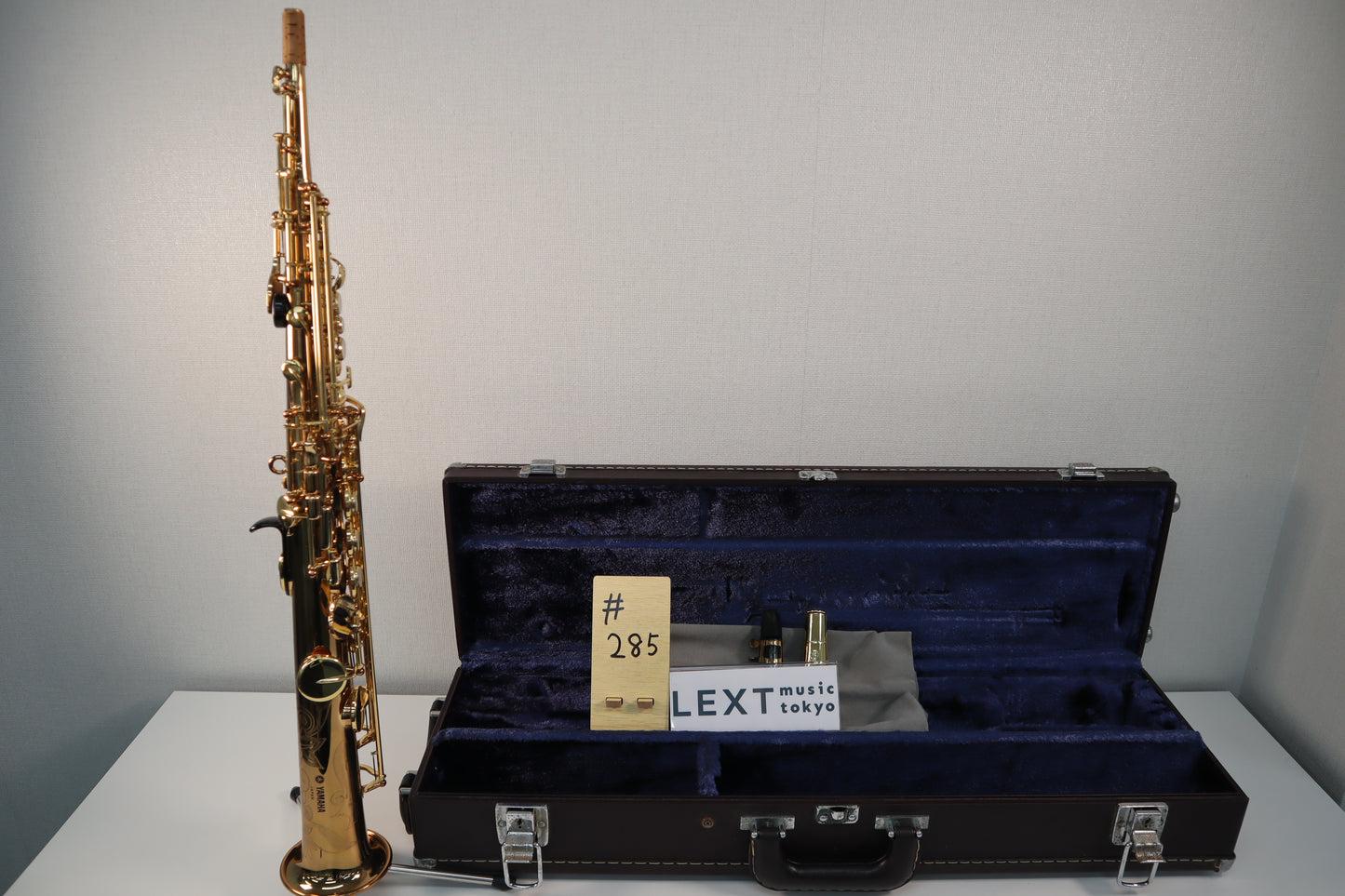 YAMAHA YSS-62 Purple Logo Soprano Saxophone 4832 Great Made in Japan #285