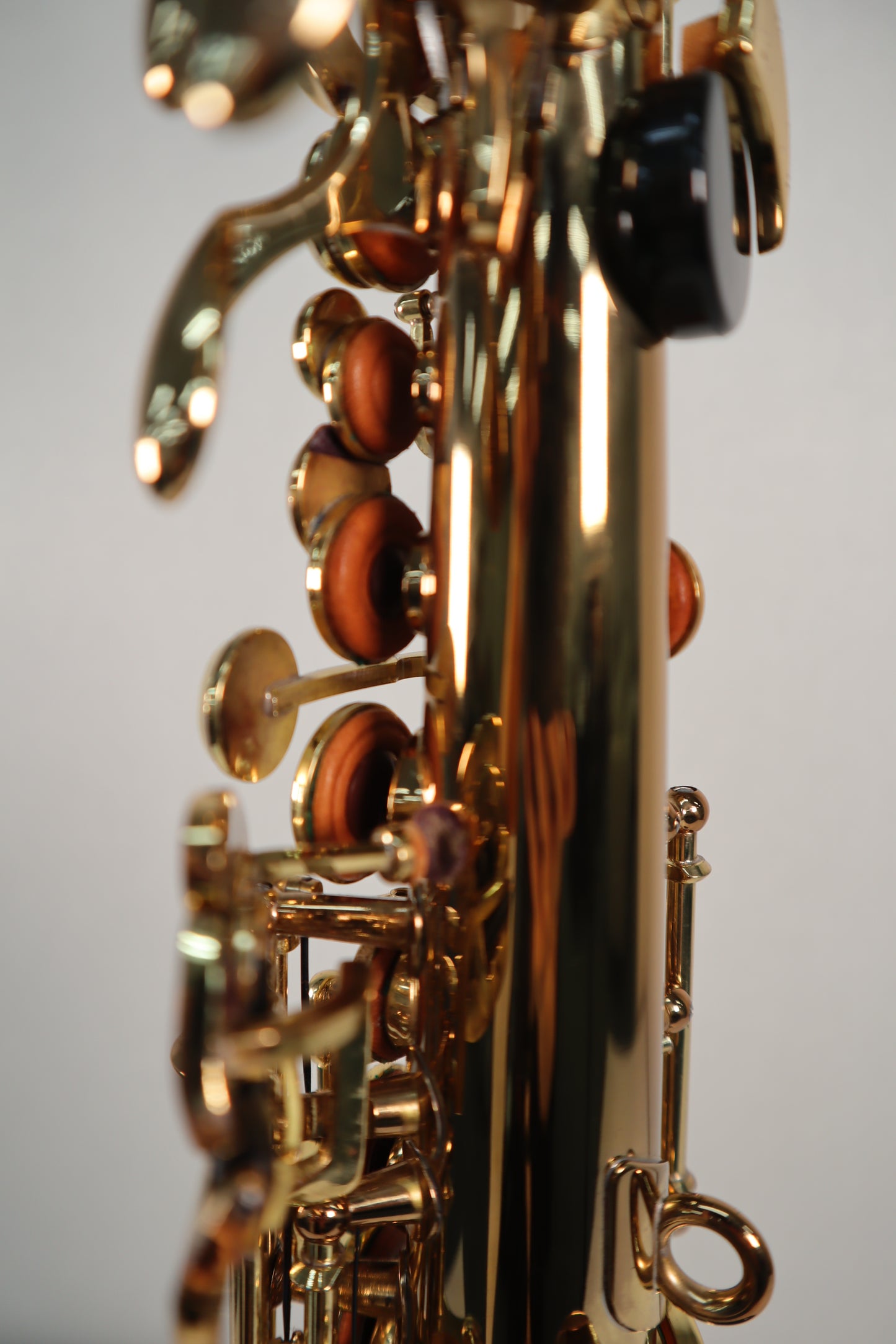 YAMAHA YSS-62 Purple Logo Soprano Saxophone 4832 Great Made in Japan #285