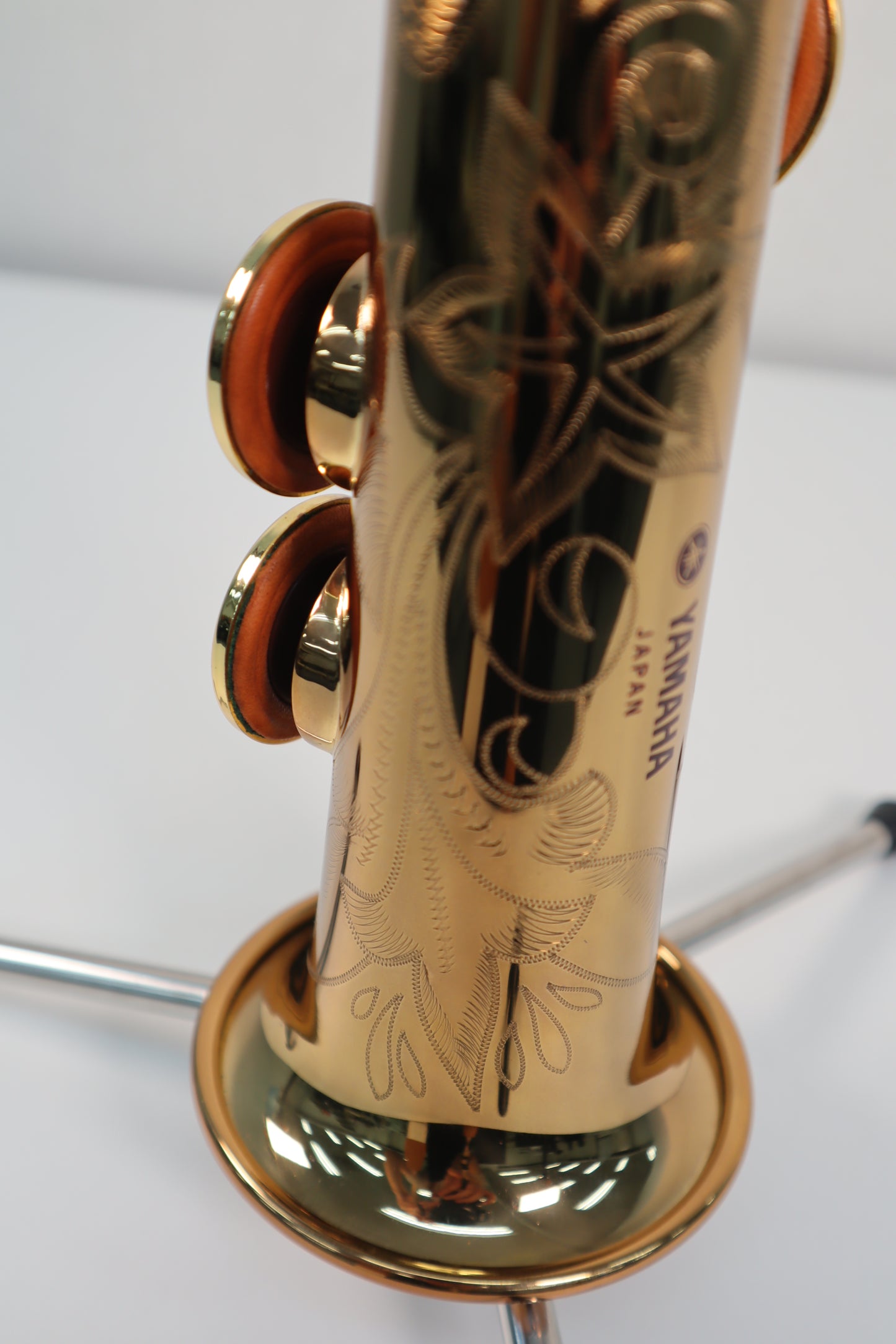 YAMAHA YSS-62 Purple Logo Soprano Saxophone 4832 Great Made in Japan #285