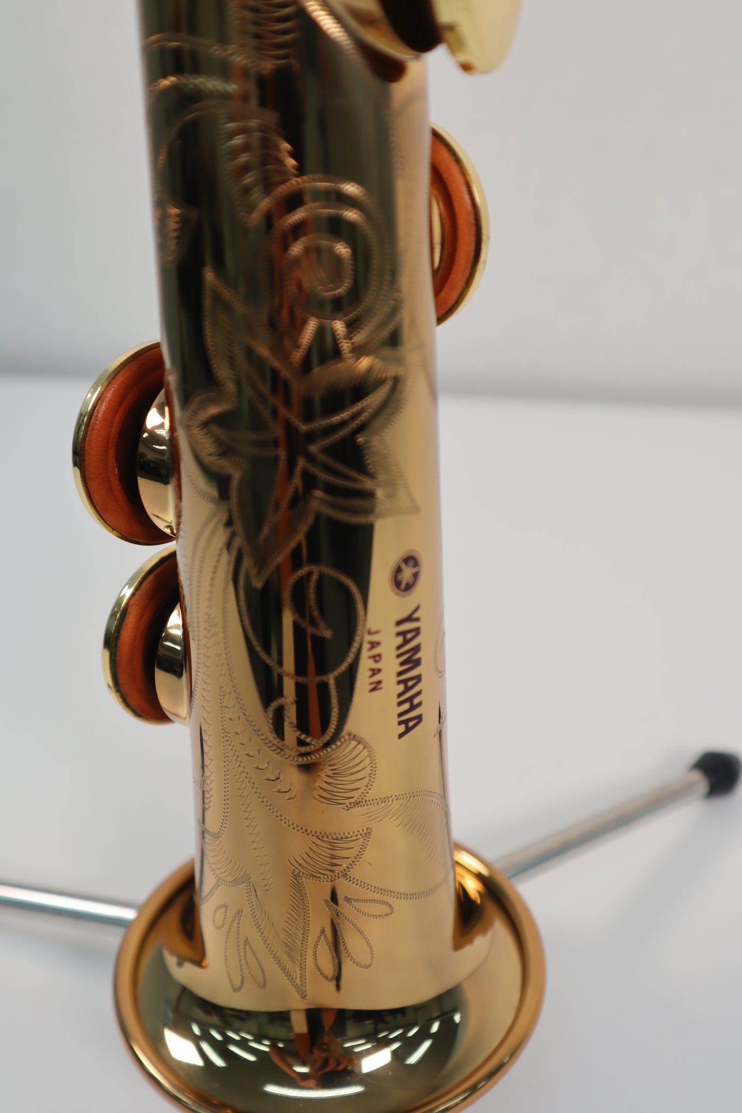 YAMAHA YSS-62 Purple Logo Soprano Saxophone 4832 Great Made in Japan #285