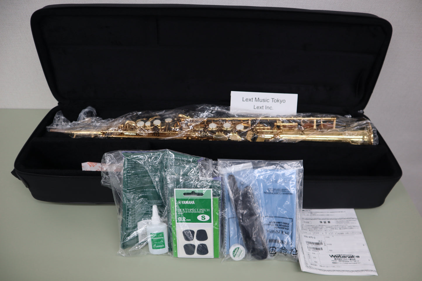 YAMAHA YSS-475 Soprano Saxophone OPEN BOX MADE IN JAPAN in Stock #32