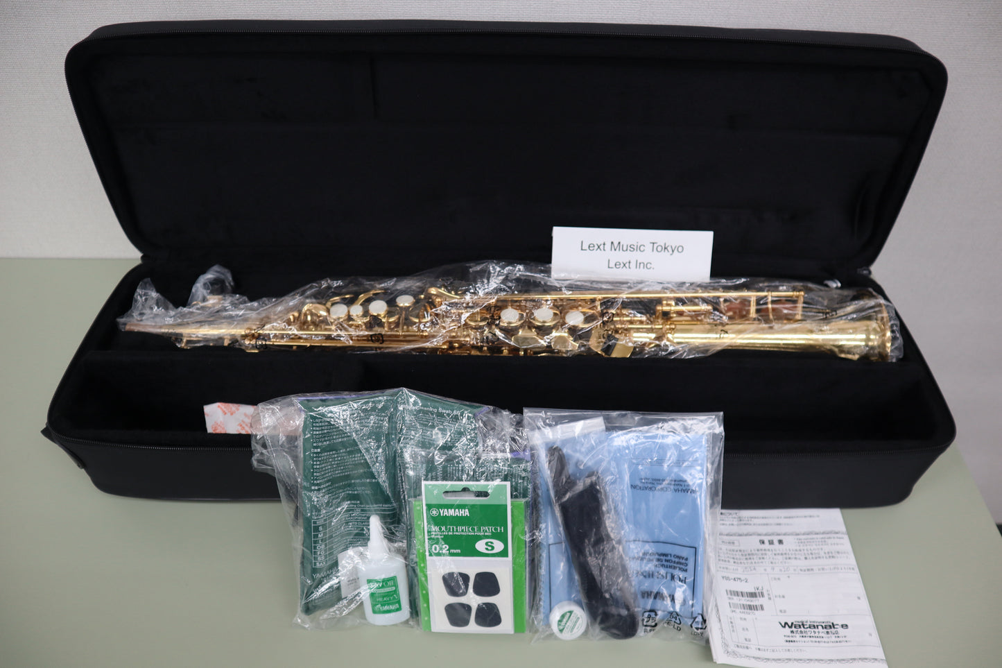 YAMAHA YSS-475 Soprano Saxophone OPEN BOX MADE IN JAPAN in Stock #32