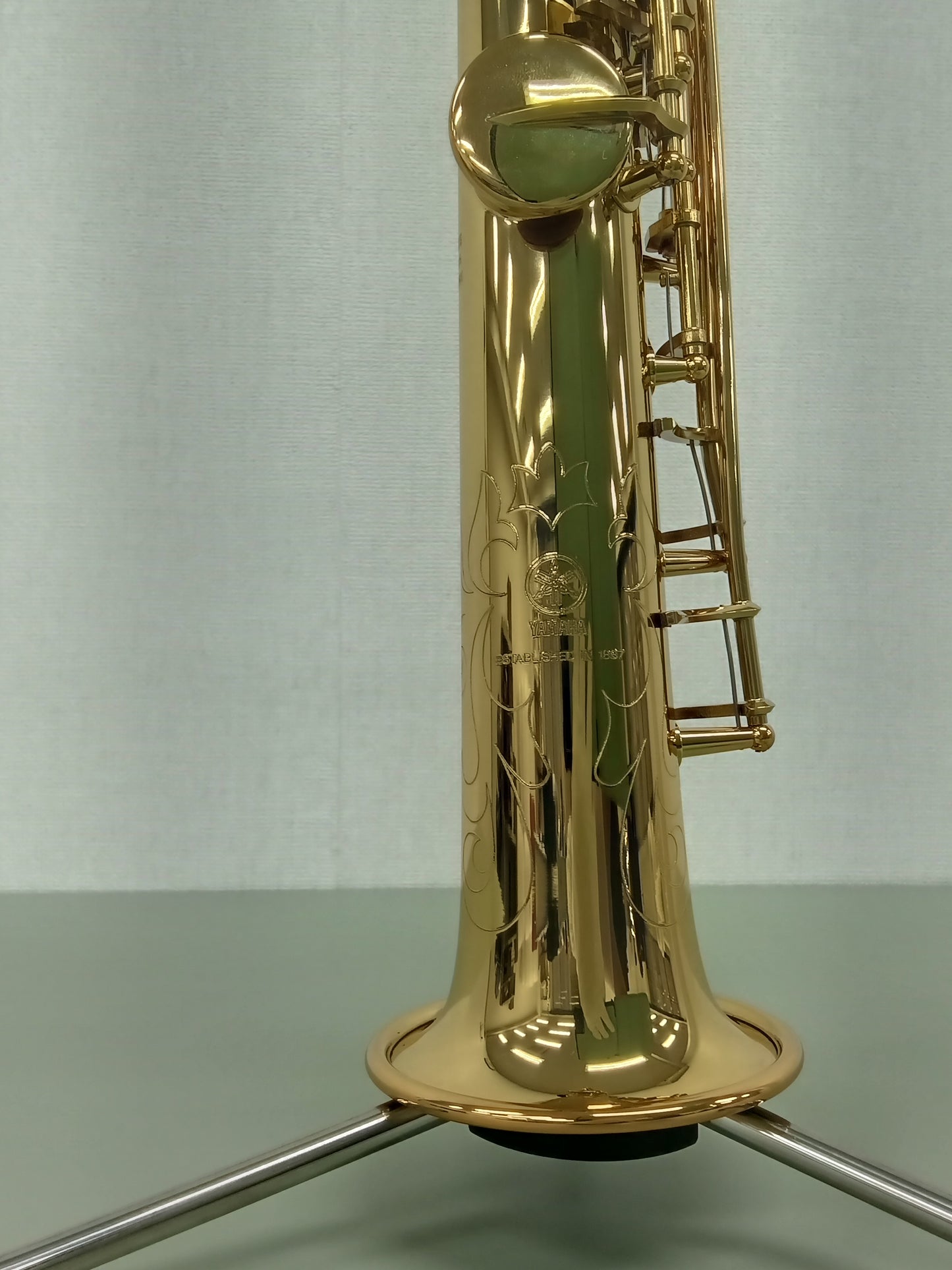 YAMAHA YSS-475 Soprano Saxophone Excellent condition Made in Japan USED in Stock #25