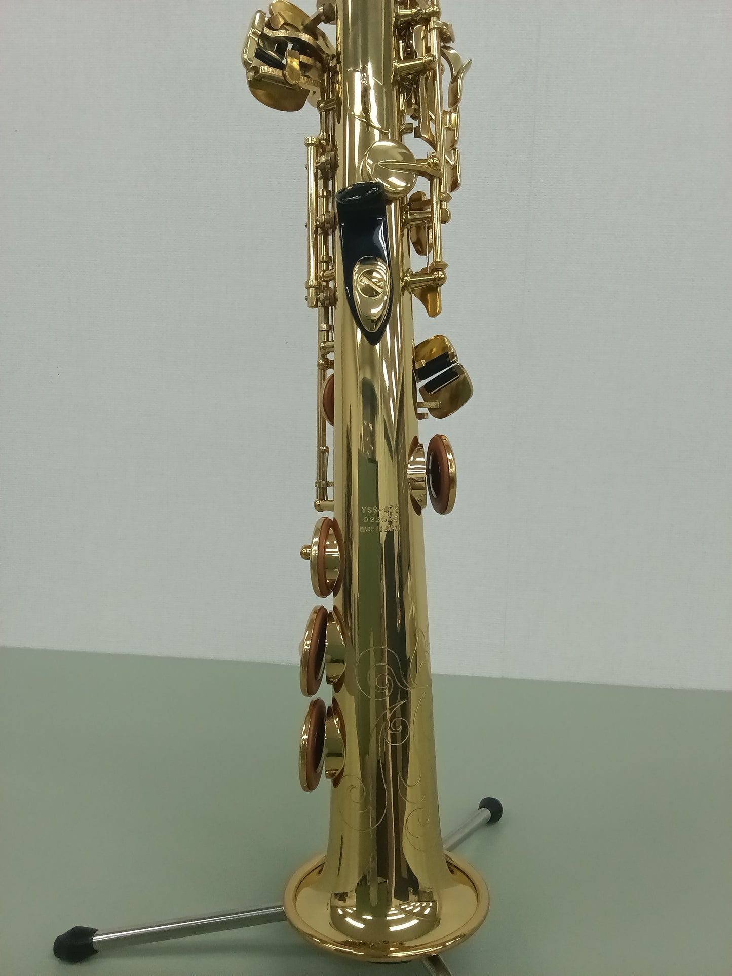 YAMAHA YSS-475 Soprano Saxophone Excellent condition Made in Japan USED in Stock #25