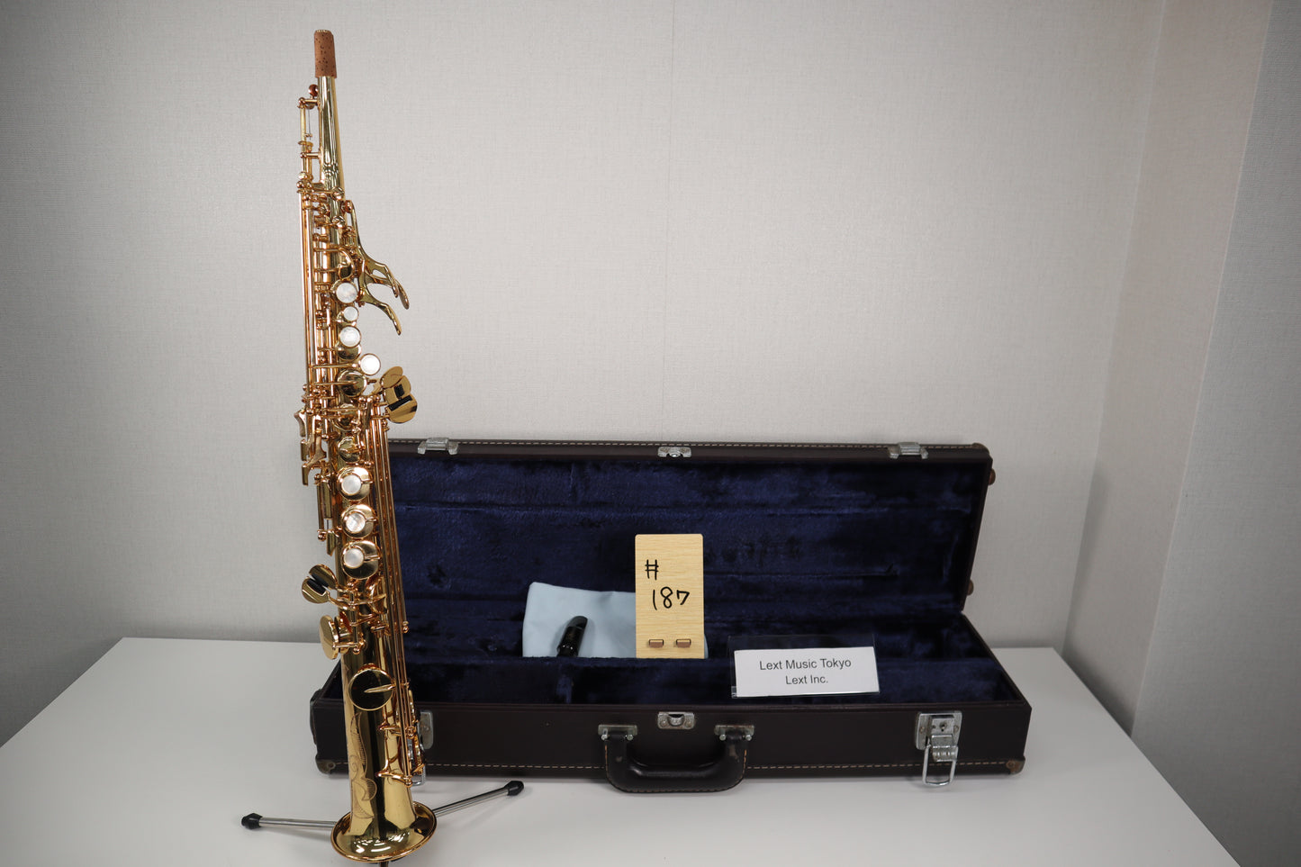 YAMAHA YSS-62 Purple logo Soprano Saxophone 0424 Great Made in Japan Stock #187