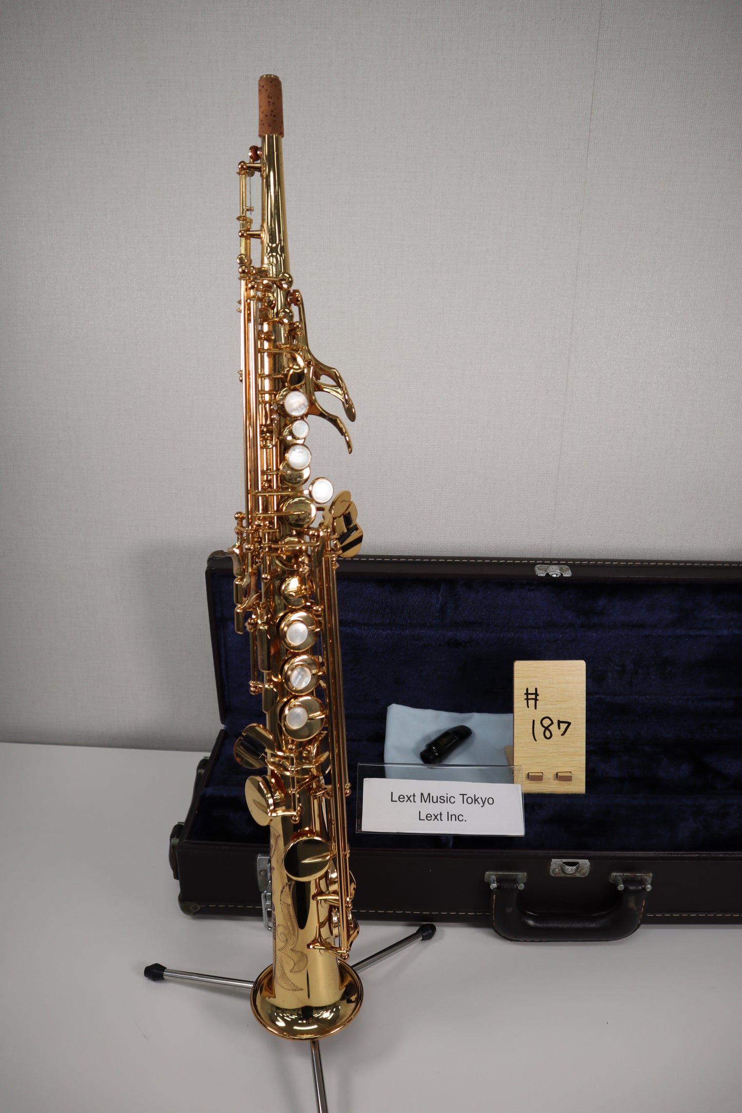 YAMAHA YSS-62 Purple logo Soprano Saxophone 0424 Great Made in Japan Stock #187
