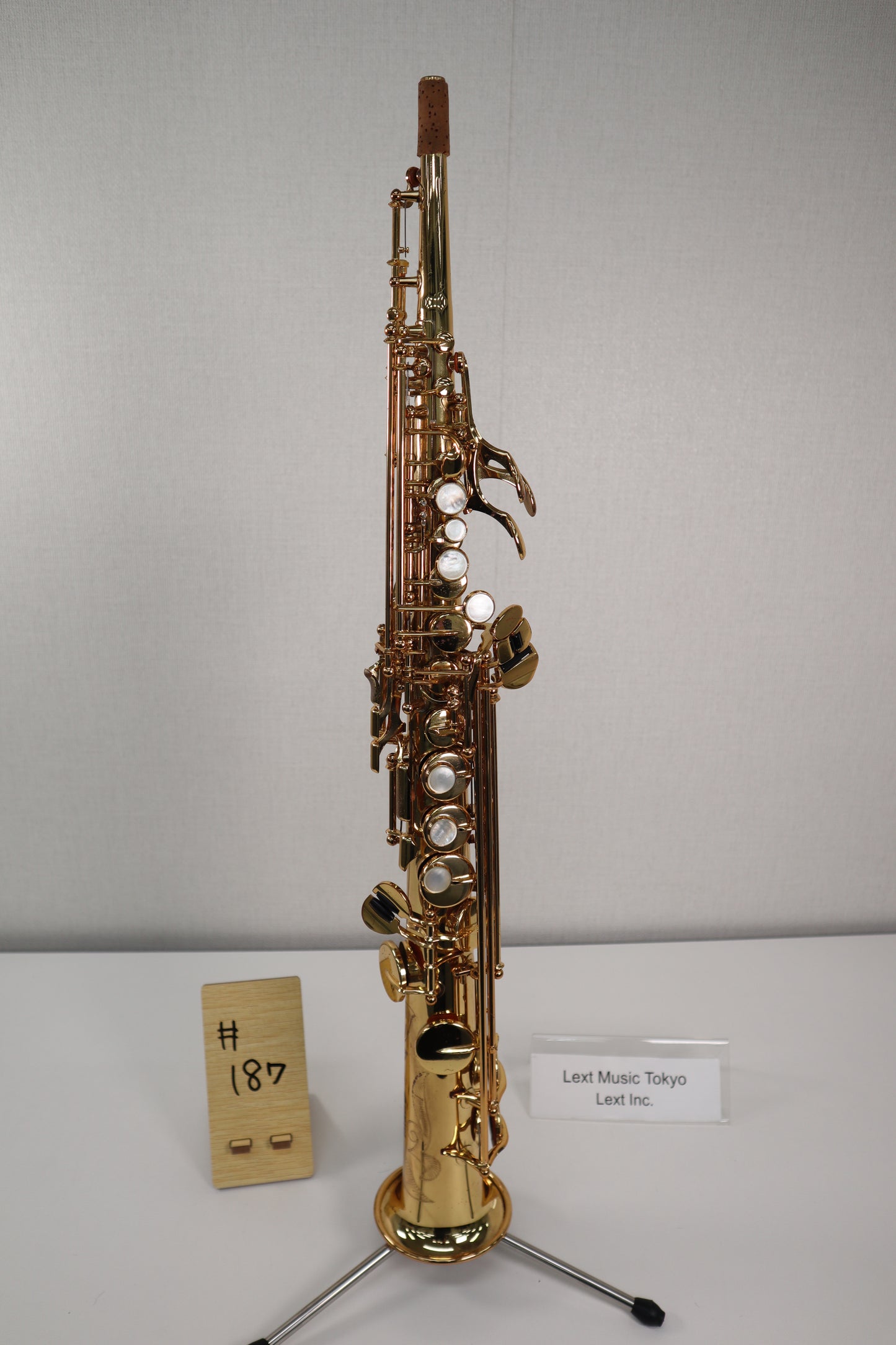 YAMAHA YSS-62 Purple logo Soprano Saxophone 0424 Great Made in Japan Stock #187