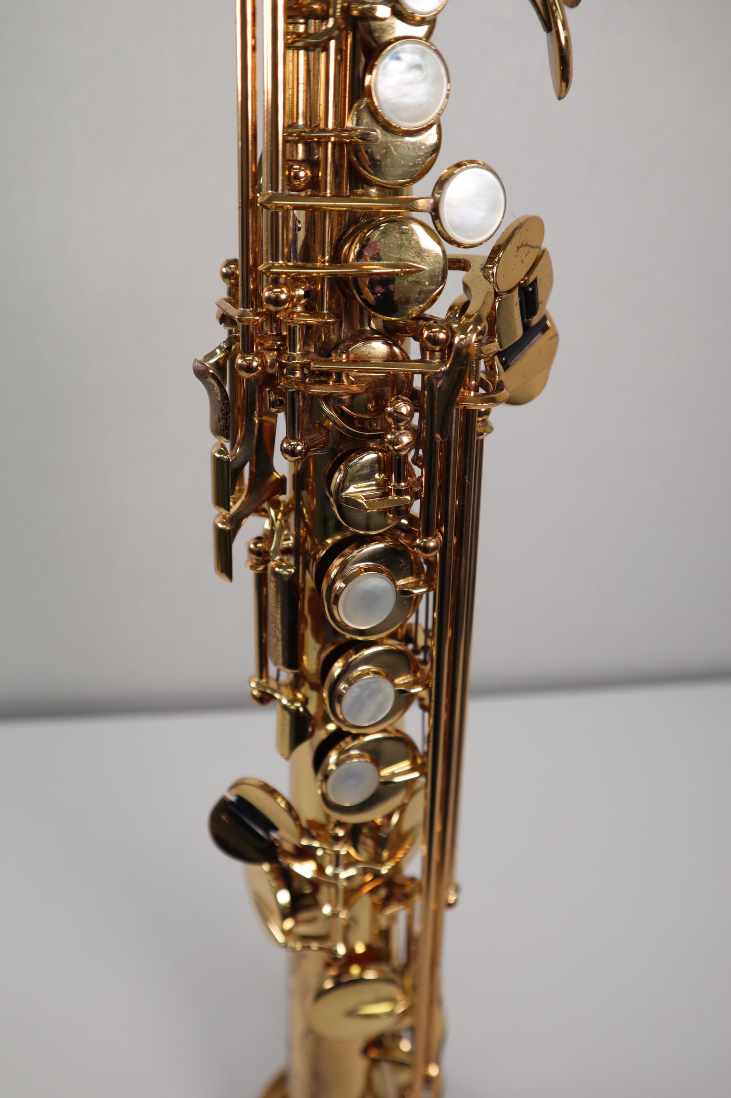 YAMAHA YSS-62 Purple logo Soprano Saxophone 0424 Great Made in Japan Stock #187