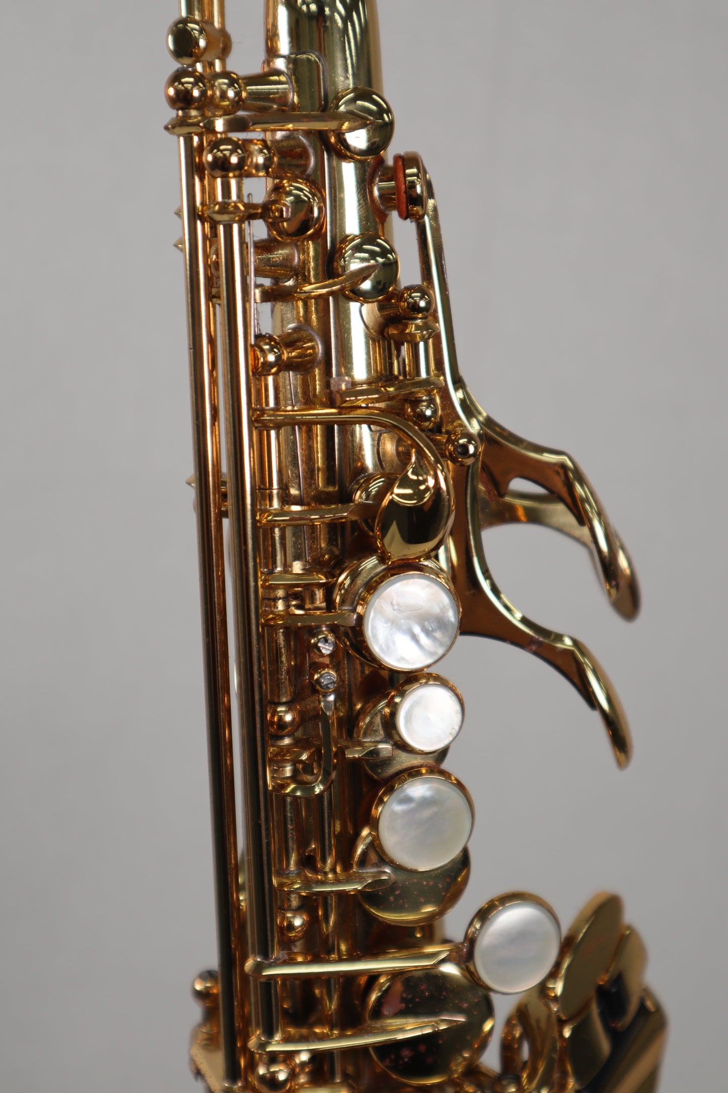YAMAHA YSS-62 Purple logo Soprano Saxophone 0424 Great Made in Japan Stock #187
