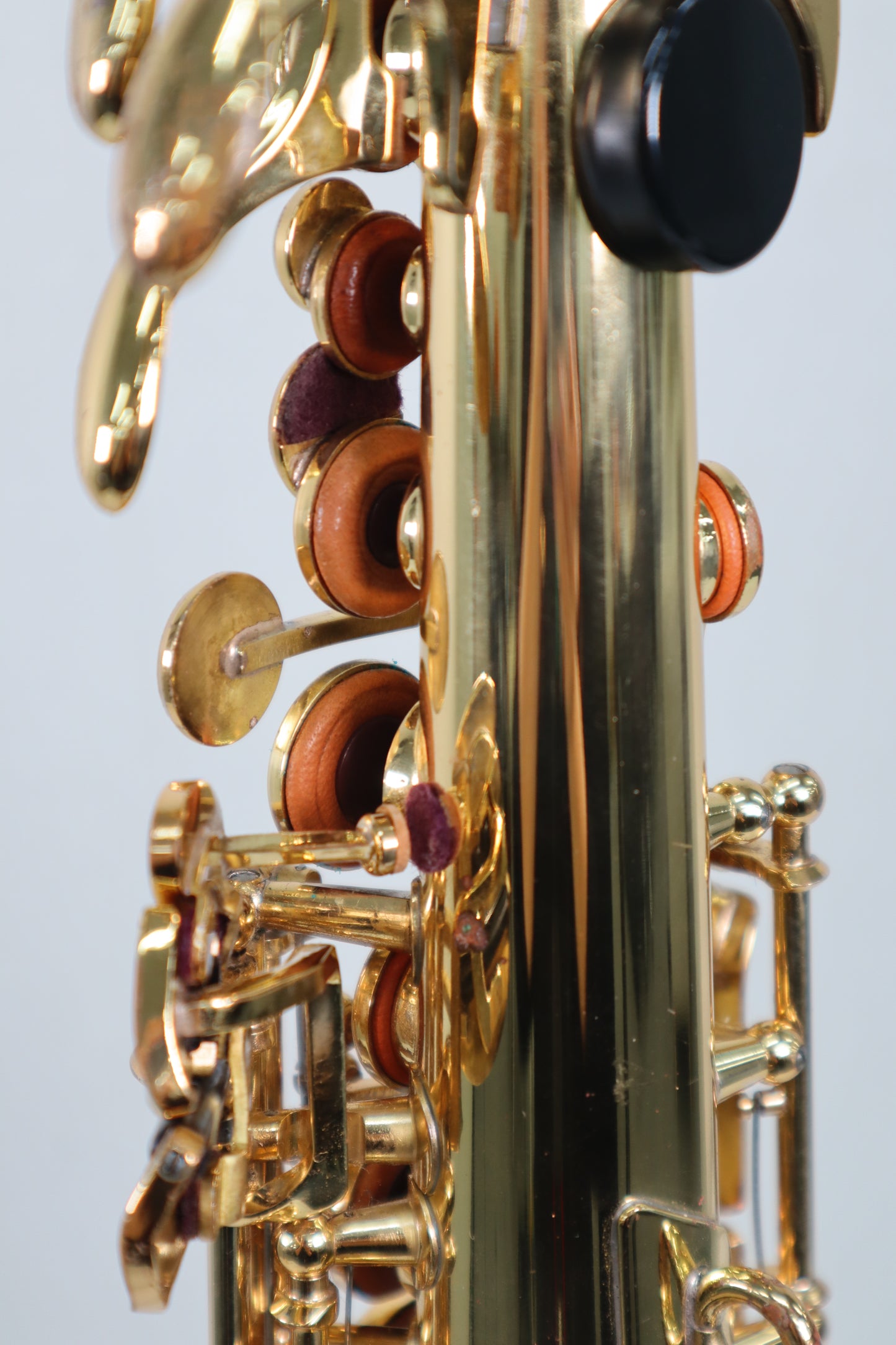 YAMAHA YSS-62 Purple logo Soprano Saxophone 0424 Great Made in Japan Stock #187