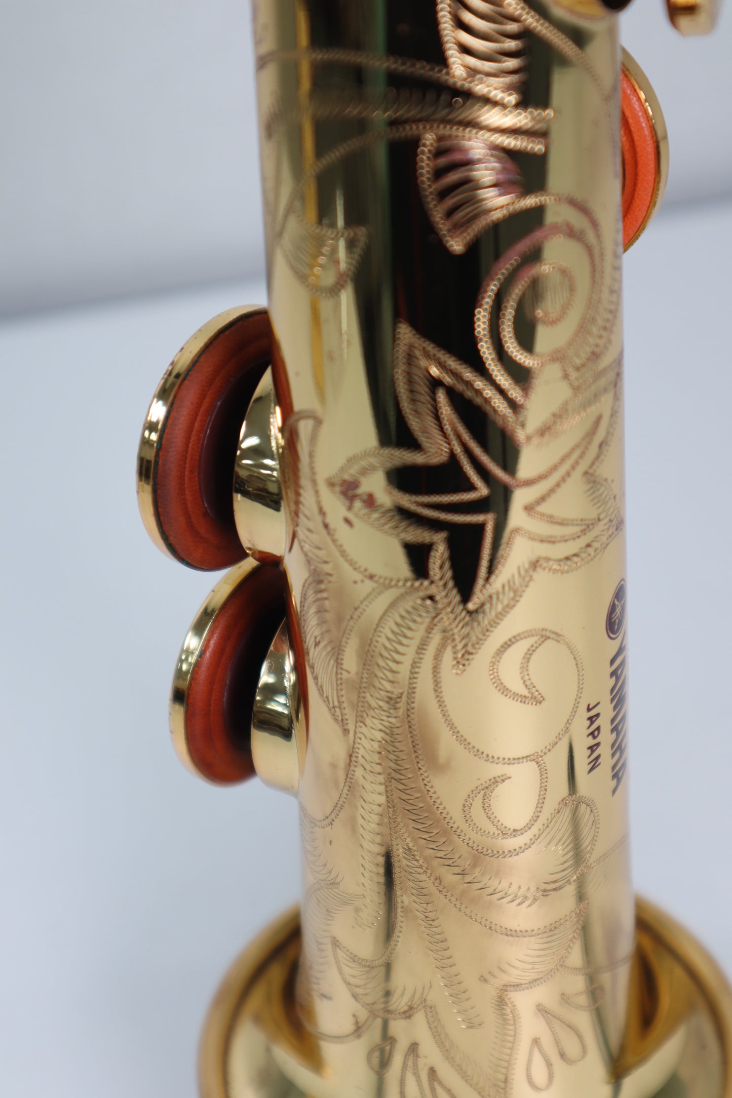 YAMAHA YSS-62 Purple logo Soprano Saxophone 0424 Great Made in Japan Stock #187