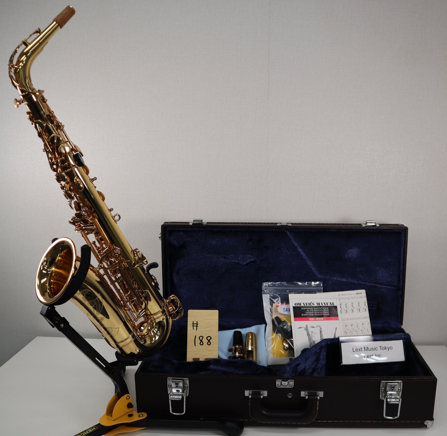 YAMAHA Purple Logo YAS-62 Alto Saxophone 019810 Excellent Made in Japan #188