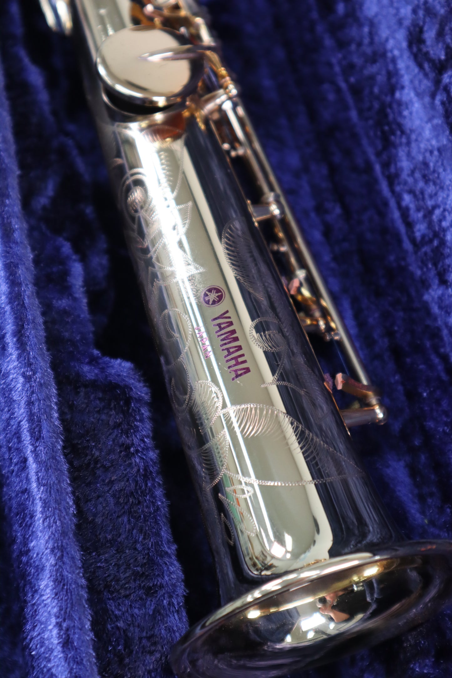YAMAHA YSS-62 Purple logo Soprano Saxophone 012783 Excellent Made in Japan #189
